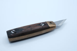 Antique Brass Race Knife / Marking Knife, Adjustable Blade