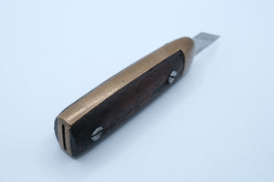 Antique Brass Race Knife / Marking Knife, Adjustable Blade