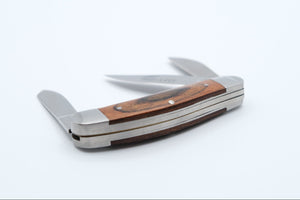 Premier Solingen K405 3-Blade Jack Knife, Wood Handle