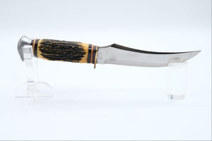 Hoppe Original Buffalo Skinner, Stag, Fringed Sheath