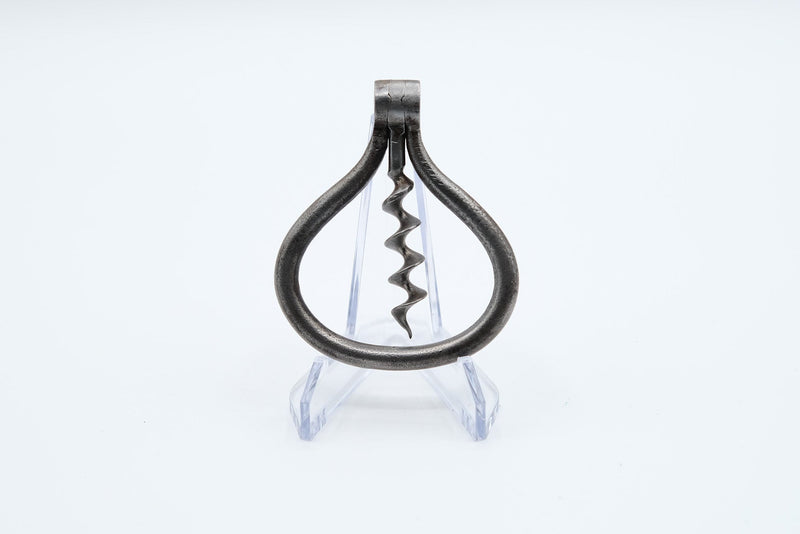 Hand-Forged Bow-Handle Corkscrew, Unmarked