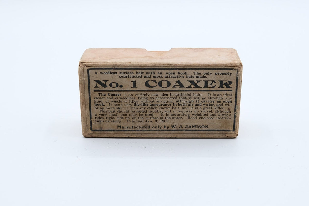 W.J. Jamison No. 1 Coaxer Vintage Lure Box (Box Only)