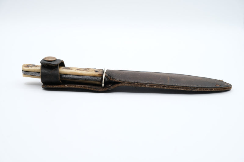 E.M. Dickinson Sheffield Antique Stag Bowie Knife