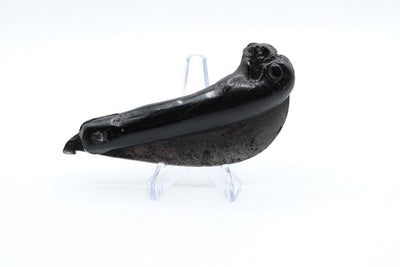 French Serpette, Carved Ram Horn Handle, Manche Entier
