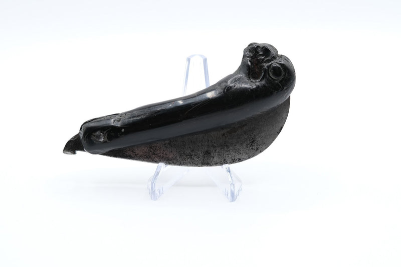 French Serpette, Carved Ram Horn Handle, Manche Entier