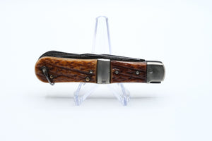 ABO Germany Stag 2-Piece Knife with Saw, Vintage