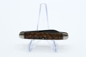 Ulster Knife Co. 3-Blade Whittler, Stag Scales