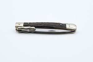 Puma Solingen Stiletto Pattern Folding Knife, Stag Handle