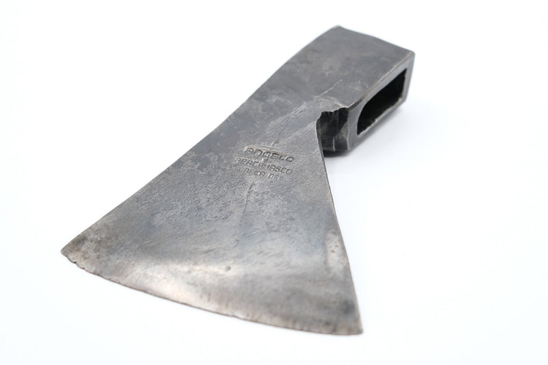 Angelo Hand-Forged Axe Head, Acero Damasco Mark