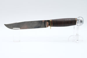 Coricama Italy Stacked Leather Handle Hunting Knife